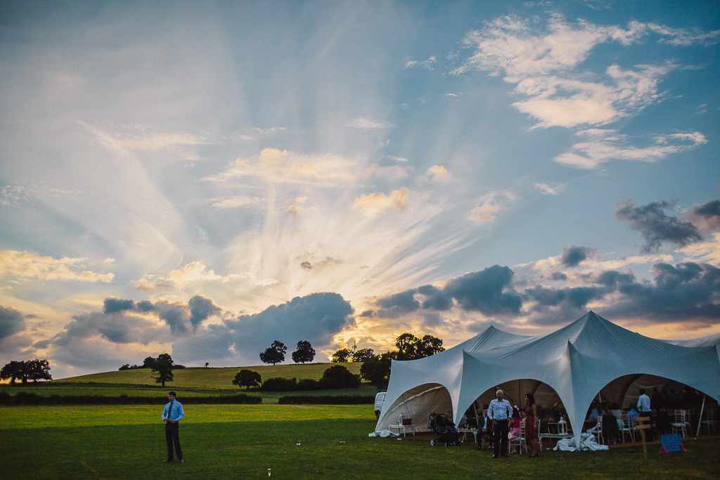capri marquee with beautiful cloude