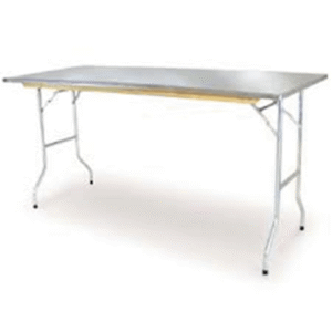TRESTLE TABLE STAINLESS STEEL