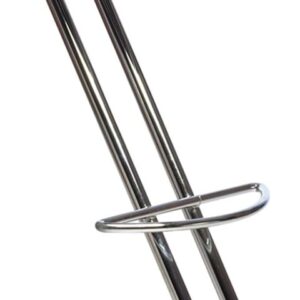 ALUMINIUM BAR STOOL - Black
