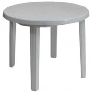 ROUND PLASTIC GARDEN TABLE 3ft