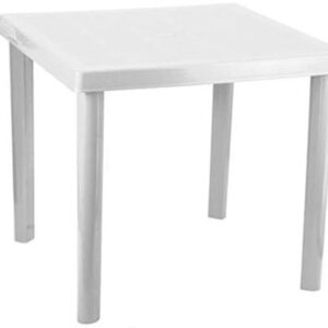 SQUARE PLASTIC GARDEN TABLE