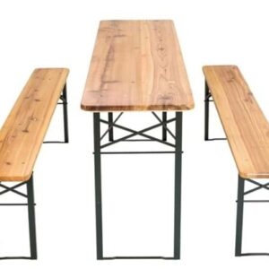 3 PIECE TABLE & BENCH SET