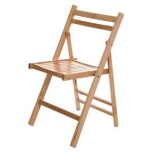 WOODEN FOLD FLAT CHAIR